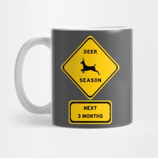 Deer season sign Mug